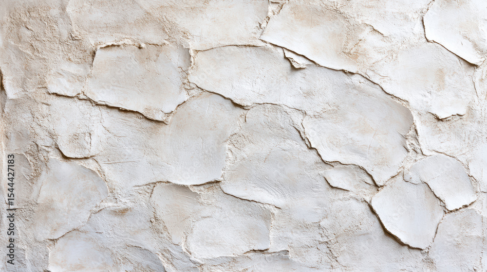 Fototapeta premium Aged plaster wall with tonal variation and textured surface creates rustic ambiance