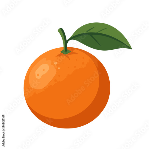 tangerine fruit vector illustration