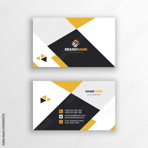 32. Corporate business card design Template Layout
