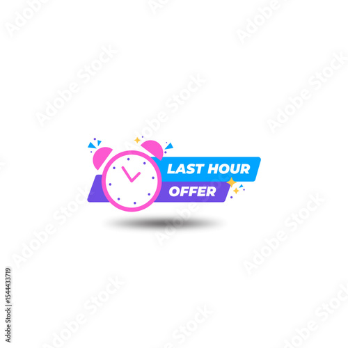 Last hour offer icon__best for promotions,bussiness, advertisement,and for sale strategy.