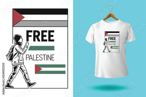 Palestine design vector, Save Palestine illustration for banner, t-shirt, poster, sticker, badges, social media design. Hand-Drawn Lettering Phrase, Calligraphy Graphic Typography.