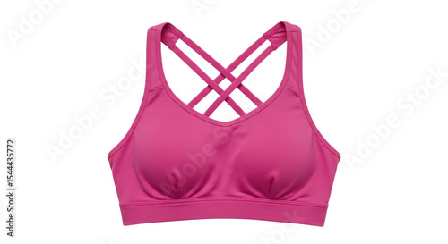 Wallpaper Mural Pink Sports Bra with Strappy Back. Torontodigital.ca