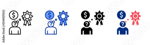 Expectation icon sheet multiple style collection