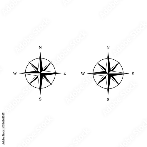 compass and map