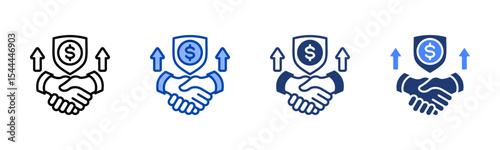 Commitment icon sheet multiple style collection