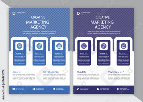 Clean and Creative Corporate Flyer for Services and Branding 