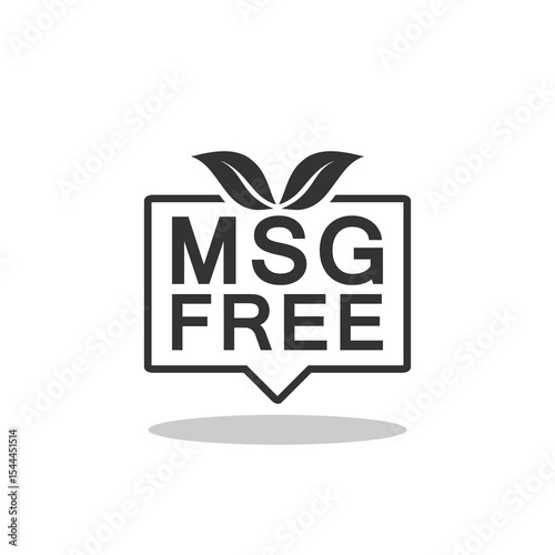 MSG free icon with shadow
