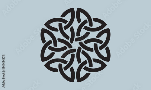abstract floral background silhouette, icon, vector, celtic, ornament, knot, illustration, black, pattern, intricate, outline, tattoo, geometric, irish, art, element, decoration, design, symbol, ancie