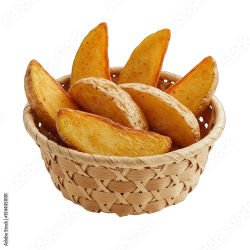 potatoes in a basket