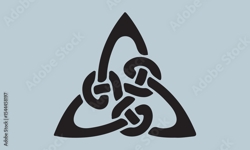 vector illustration of a water drop silhouette, icon, vector, celtic, ornament, knot, illustration, black, pattern, intricate, outline, tattoo, geometric, irish, art, element, decoration, design, symb