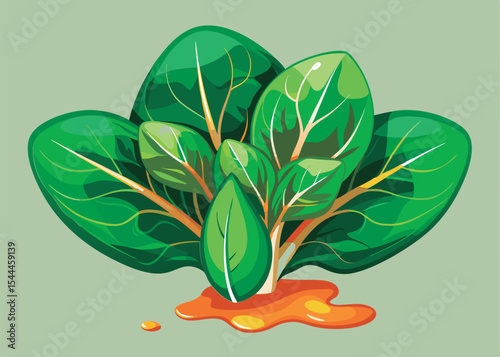 Vibrant green leafy greens image.