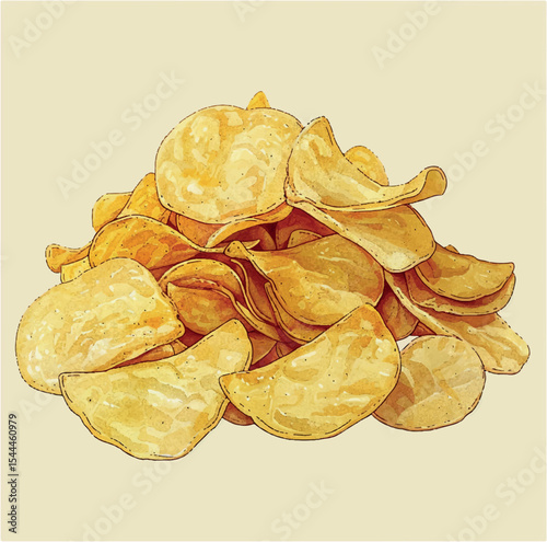 food, vector, drawing, potato, illustration, snack, meal, menu, eat, design, chips, french, isolated, fry, restaurant, icon, background, french fries, fast, delicious, cartoon, art, doodle, graphic, 