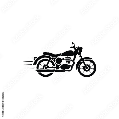 A sleek and dynamic bike illustration logo featuring a detailed motorcycle design with bold lines and modern style, perfect for bike shops, clubs, racing teams, or automotive brands.

