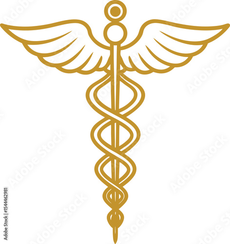 caduceus medical icon