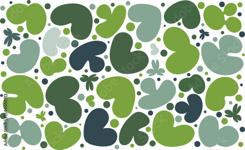 Seamless Vector Pattern with Elegant Floral and Leaf Ornaments – Leopard Print, Autumn and Spring Nature-Inspired Design for Fabric, Wallpaper, Texture, and Decorative Art Illustration in Black Style