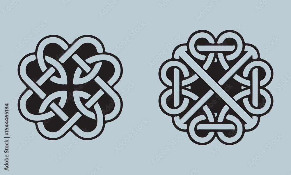 celtic knot tattoo design silhouette, icon, vector, celtic, ornament, knot, illustration, black, pattern, intricate, outline, tattoo, geometric, irish, art, element, decoration, design, symbol, ancien