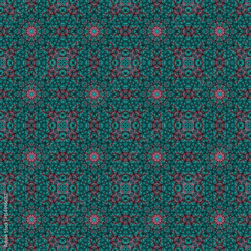 Complex geometric seamless pattern with intersections for design, web, print, batik.