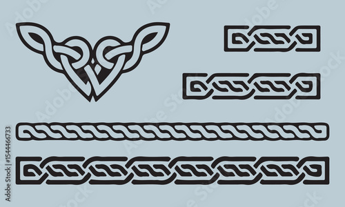 vector illustration of a heart silhouette, icon, vector, celtic, ornament, knot, illustration, black, pattern, intricate, outline, tattoo, geometric, irish, art, element, decoration, design, symbol, a
