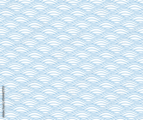 Abstract background pattern with doodle waves