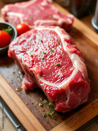 High-quality raw beef ready for cooking tonight