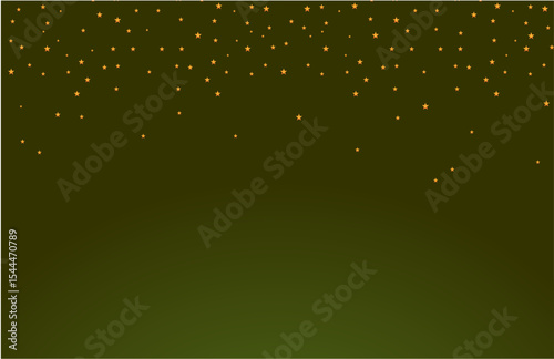 Sky background,Gold coloured stars vector seamless pattern background, golden stars texture background ,stars shapes background, light green coloured gradient background	