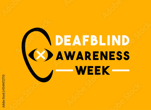 Deafblind Awareness Week. June.