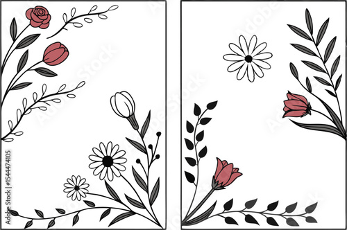 Elegant Page Border Design Collection for Print Layouts and Creative Templates. Classic and Modern Page Border Designs for Documents Certificates and Flyers. Decorative Page Border Set Professional