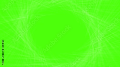 Neon green glows under fast-moving white streakss