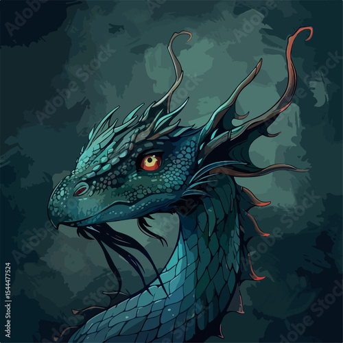 animal, fantasy, design, power, illustration, dragon, dragon illustration, art, beast, magical, monster, abstract, asian, cool, business, website, graphic, vector, dark, legendary, house, concept, 
