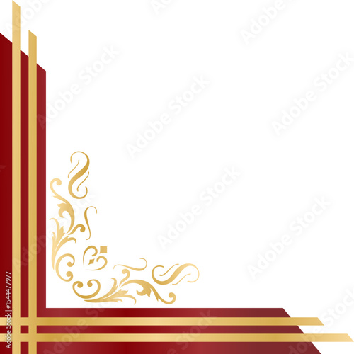 Elegant Ornament Certificate Corner