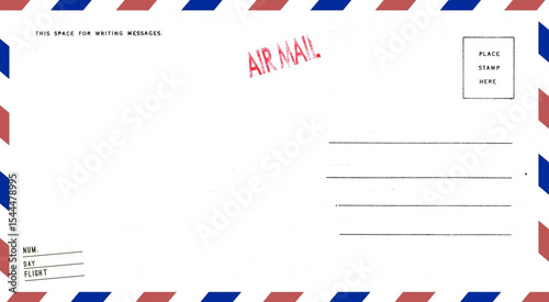 Postcards are old and dirty for writing a message