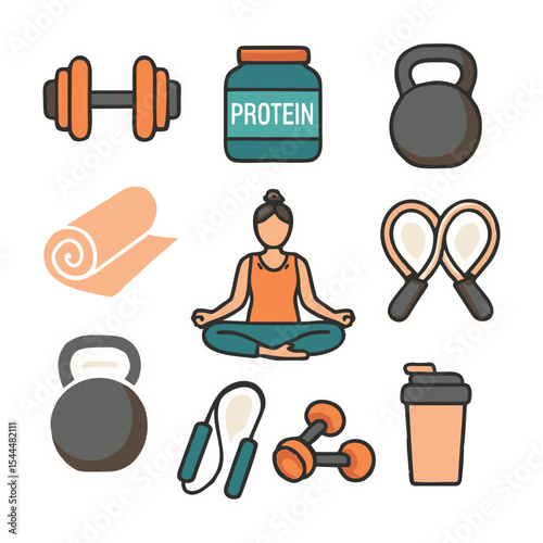 A clean and modern vector illustration depicting a freelancer working on a laptop, surrounded by digital tools and icons, symbolizing flexibility, creativity, and remote work lifestyle.

