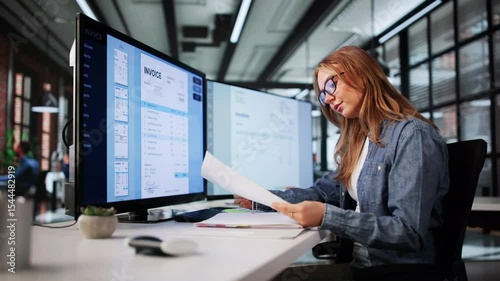 Payroll Manager Doing Billing Audit
