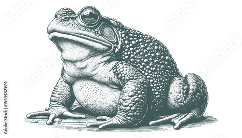 african bullf frog vector