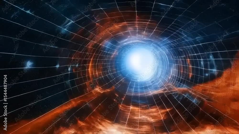 Cosmic Tunnel: A Journey Through Space and Time