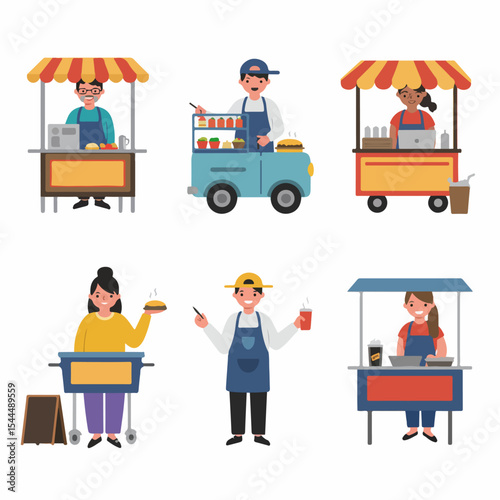Street Food Vendors Collection