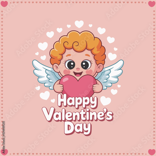 Happy Valentine's Day Baby Angel