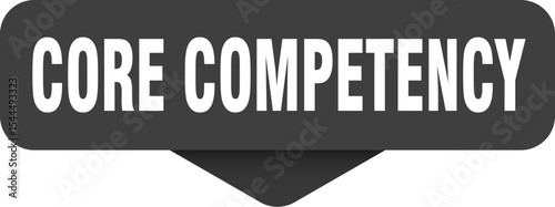 core competency sticker. core competency sign on transparent background