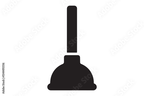 Effective Plumbing Solutions Plunger Icon for Drain Cleaning