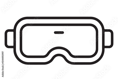 Virtual Reality Headset Icon  Immersive Technology and Digital Experience