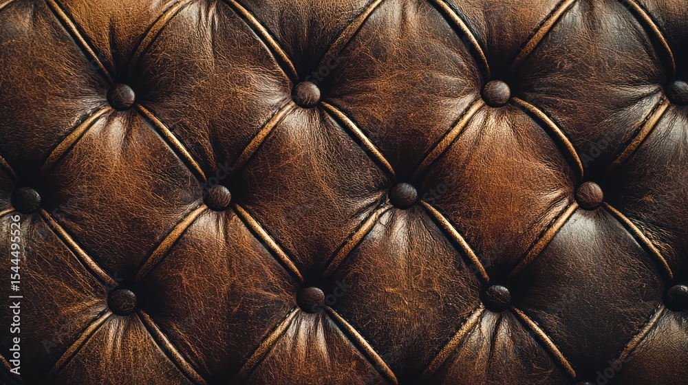 Naklejka premium A brown leather background with a bold and trustworthy self-care quote, for design studios