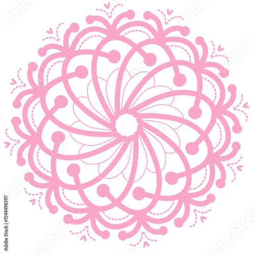 Pink mandala