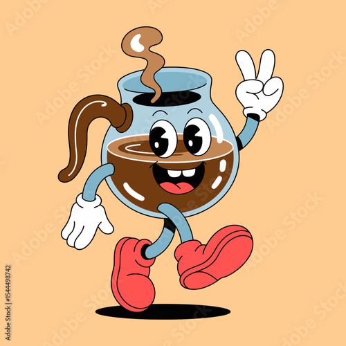 Coffee Pot with Steam