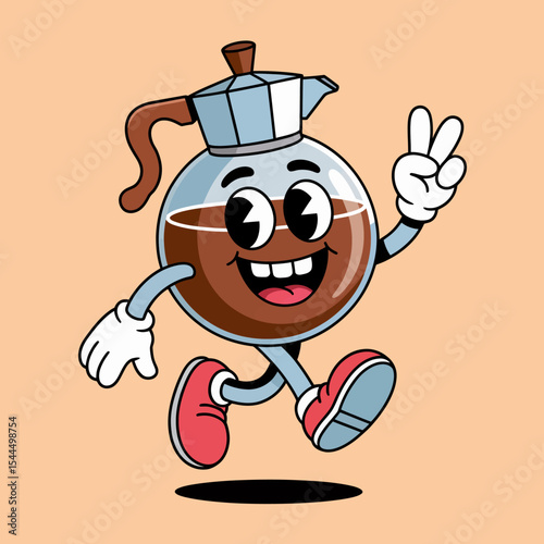 Coffee Pot with Moka Lid