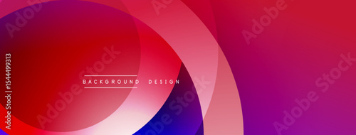 Abstract vibrant overlapping circles. Pink, purple, blue hues create modern background design. Smooth gradients, dynamic composition.
