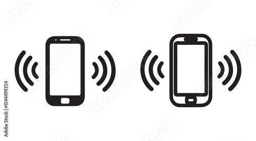 mobile phone icon vector illustration