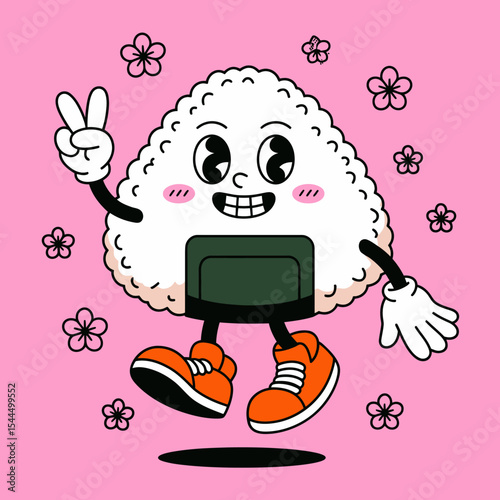 Onigiri with Flowers