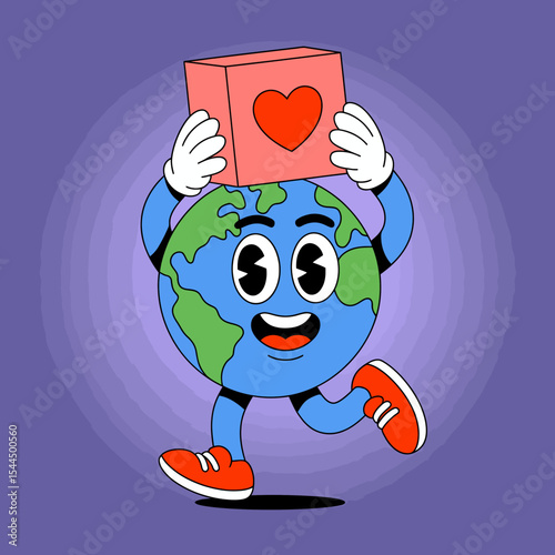 Earth with Heart Box