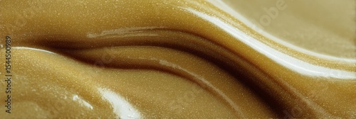 Golden honey waves cascade with luxurious silkiness, evoking the Harvest Moon Festival and National Honey Month delight
