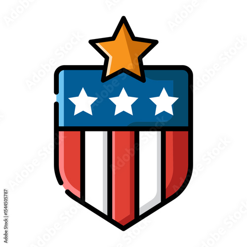  Made in uk a 12 word sentence describing shows a patriotic shield vector icon.